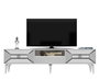 Hanah Home Soporte para TV Blanco y Plata